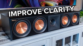 MAXIMIZE the Sound From Your Center Channel Speaker  5 TIPS [upl. by Qulllon782]