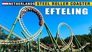 🇳🇱quotThrills amp Chills Ride Eftelings Epic Steel Roller Coaster in 4K HDR 🎢✨quot [upl. by Aidekal]