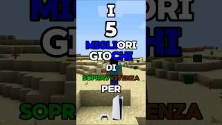 I 5 MIGLIORI GIOCHI DI SOPRAVVIVENZA PER PS5 shorts curiosità gameplay ps5 [upl. by Anneg]