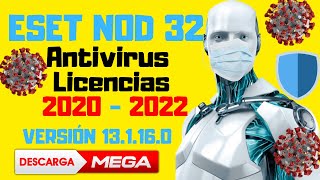 LICENCIA ESET NOD32 ANTIVIRUS ACTUALIZADO 2021 [upl. by Yann530]