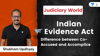 Difference between CoAccused and Accomplice  Indian Evidence Act  Shubham Upadhyay [upl. by Albert]