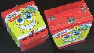 Kinder Surprise  SpongeBob Metal Lunchbox [upl. by Aiynot]