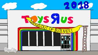 The life of a Toys “R” Us building in 43 seconds toysrus history [upl. by Plath]