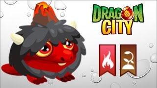 Dragon City  Getting Volcano Dragon 100 No Hack [upl. by Klement]