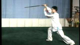 32式太極劍 背向演練  陳思坦  Taiji sword  32 forms back view  Chen Sitan [upl. by Faber]