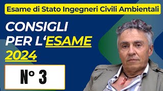 Consigli per preparare lEsame di Stato e la prova scritta per ingegneri civili ambientali [upl. by Nelrsa]