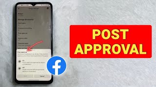 How turn on Post Approval in Facebook Group  Facebook Group Post Approval Setting  Tech Process [upl. by Ot]