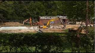 Highland Park pool gets demolished [upl. by Twedy287]