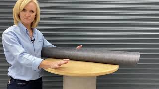 How to wrap a ROUND TABLE TOP [upl. by Thornburg]