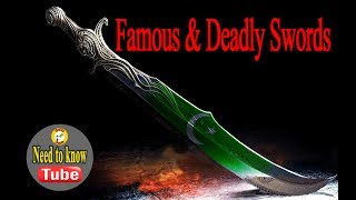 Famous amp Deadly Swords  Top 5 Incredible Swords amp Their History [upl. by Eiramalegna]