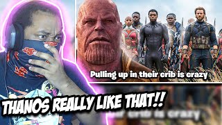 How THANOS bullied the INFINTY STONE from THE AVENGERS in Wakanda REACTION BlankBoy [upl. by Ecire]