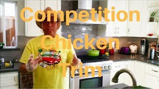 Competition chicken trim tips best award winning first place America KCBS chicken thighs bbq chicken [upl. by Ahsitel]