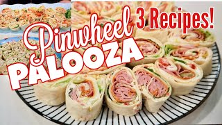 3 QUICK amp EASY PINWHEEL RECIPES DELICIOUS PARTY FOOD  GREAT FOR APPETIZERS LUNCH BOXES PITCH INS [upl. by Africa]