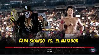 WWF SummerSlam 1992 Match 2 Papa Shango vs El Matador [upl. by Lhok]