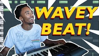 Producer Makes a Wavy Beat from scratch fl studio [upl. by Tolland856]