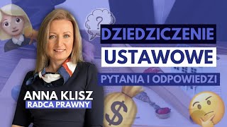 Dziedziczenie ustawowe spadek dziedziczenie prawospadkowe [upl. by Teyugn946]