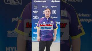 🤩 My Throw with the sensational Luke Littler 🏆💥pdcdarts darts dartschallenge [upl. by Eriha]