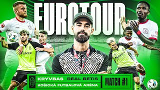 KRYVBAS EUROTOUR 3 \ Хоакін в Кошице \ Кривбас  Бетіс \ Підтримка з України \ Дебют в турнірі [upl. by Eimak]