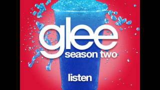 Glee  Listen LYRICS [upl. by Ladd]