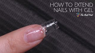 How To Extend Nails with Gel [upl. by Annahahs19]