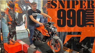 2024 KTM 990 Duke  The Sniper Ready for Action [upl. by Dinesh]