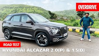 Hyundai Alcazar road test review  is it worth the asking price  OVERDRIVE [upl. by Jacobba611]