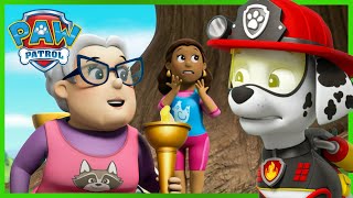 Ultimate Fire Rescue Pups save the Adventure Bay Games  PAW Patrol Cartoons for Kids Compilation [upl. by Tommy]