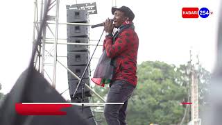 ERIC WAINAINA EMOTIONAL PERFOMANCE AT GEN ZSABASABA CONCERT AT UHURU PARK [upl. by Hugh]