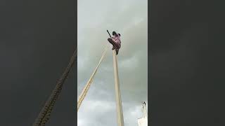 Tsnpdcl jlm 8th list pole climbing practice 4th Day At Our VK pole Climbing Training Center Hyd [upl. by Frederiksen95]