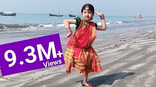 মনে করি আসাম যাবো  Mone Kori Assam Jabo Dance by Peusha  Bangla Folk Song Dance  Peushas Gallery [upl. by Aidyl484]