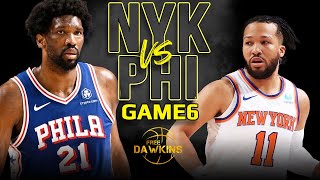 New York Knicks vs Philadelphia 76ers Game 6 Full Highlights  2024 ECR1  FreeDawkins [upl. by Annaik54]