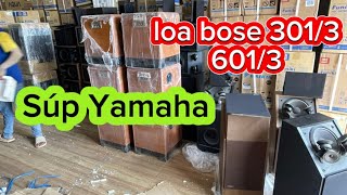 Em Về Loa Bose 601 Seri  Bose 301 Seri 3 Vỏ Vàng Và Đen  Súp Yamaha Sw 800  Sw 160  Sw 1500 [upl. by Raynard]