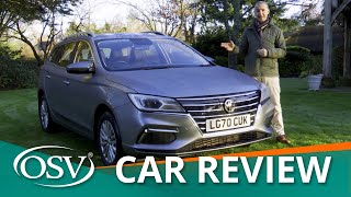 MG5 EV 2021 Review  The Best Electric Estate [upl. by Aitas]