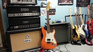 Capri Orange Tom Delonge Fender Strat Demo [upl. by Odella523]