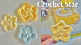 ⭐How To Crochet a Star ⭐ [upl. by Oetomit336]