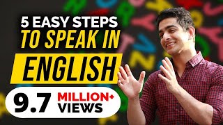 5 Easy Steps To Speak In ENGLISH Fluently And Confidently  English Speaking Tricks  BeerBiceps [upl. by Frasco687]