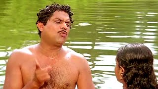 quotനിന്നെ ഞൻ ഈ വെള്ളത്തിൽ വെച്ച് കെട്ടുംquot  Jagathy Jayaram Comedy Scenes  Meleparambil Anveedu [upl. by Zeni966]