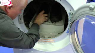 LG Clothes Dryer  How to use a dryer dry rack [upl. by Ynnor]