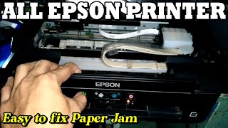 How to fix Paper Jam in EPSON Printer [upl. by Drabeck]