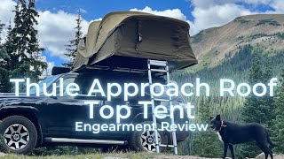 Thule Approach Roof Top Tent Review  The Most Spacious RTT We Have Used [upl. by Eixid987]