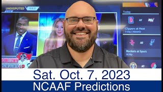 NCAAF Picks 10723 Saturday College Football Free Sports Betting Predictions  Week 6  2023 [upl. by Lemor]