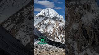 Mount Kailash Best Upper View I Best kailash kailashparvat kailashkher short view shiv [upl. by Einiffit]