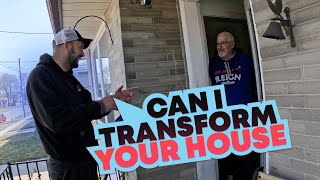 Asking Strangers to TRANSFORM Their House for FREE [upl. by Odranar350]