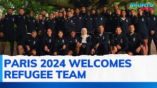 Refugee Team arrives in France ahead of the 2024 Paris Olympics [upl. by Weatherley636]