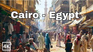 Walking streets of Cairo Egypt late afternoon [upl. by Buchbinder278]