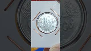 Moeda 10 Centavos 1997 Cunho Marcado e Valores Atualizados 2025 numismaticaemalta shorts moedas [upl. by Neala]