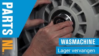 Lagers vervangen van wasmachine PartsNL uitleg [upl. by Ahsiel]