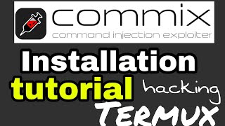 Installation Commix tool in termux  how to install Commix tool in termux [upl. by Cirri]