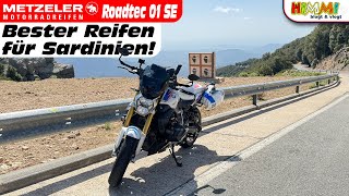 metzelermoto 📢 Metzeler Roadtec 01 SE  bester Reifen für die Sardinientour [upl. by Ainet]