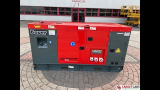 781350 BAUER GFS40KW DIESEL 50KVA 3PHASE 400230V GENERATOR ATS 2023 23010227 NEW UNUSED [upl. by Eulalie258]